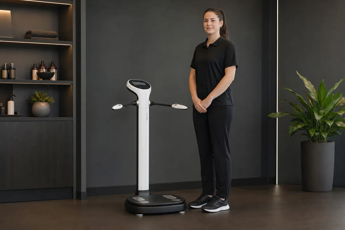 InBody 570 body-composition analysis at Healthspan in Brickell, Miami